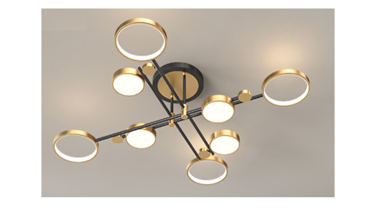 Modern Ceiling Panel Light(2) Size: 18cm high, 93cm wide, 1m2 long