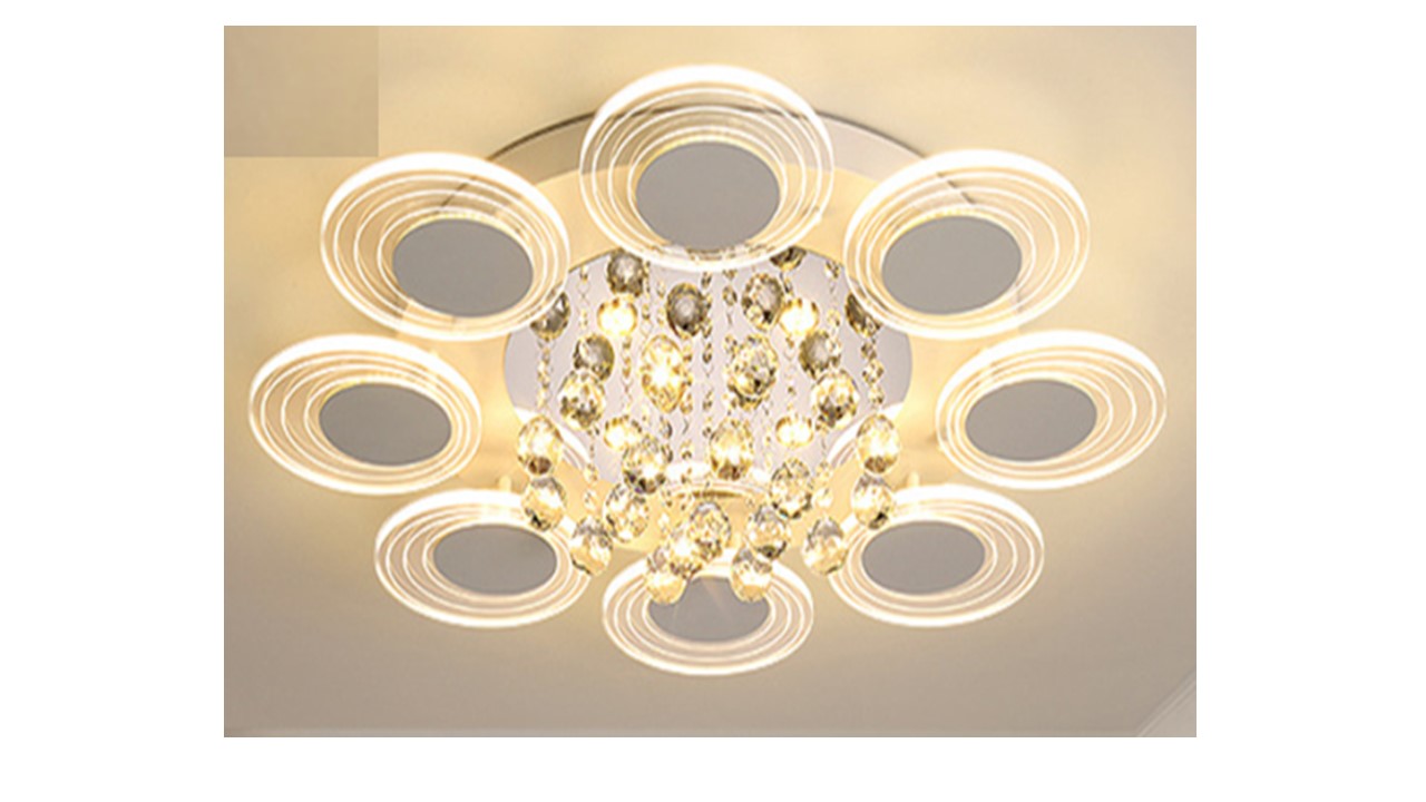 Modern Ceiling Panel Light(3) Size: D800xH150mm