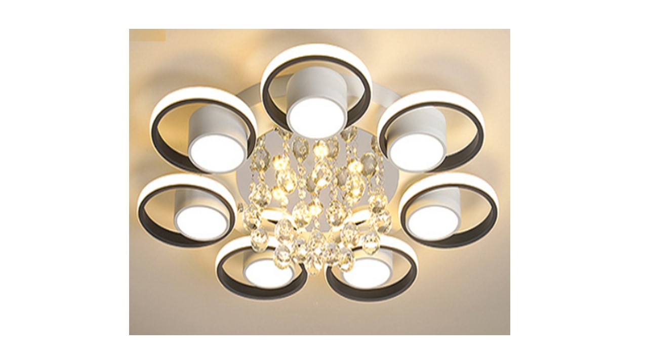 Modern Ceiling Panel Light(6) Size: D800xH150mm